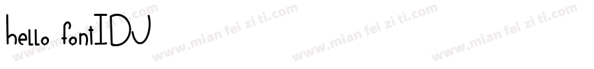 hello fontIDJ字体转换